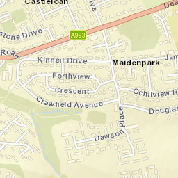 Jamieson Avenue, Bo'ness, Falkirk EH51, UK Street Map