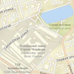 Lobnya Street Map