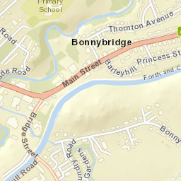 Bonnybridge Street Map
