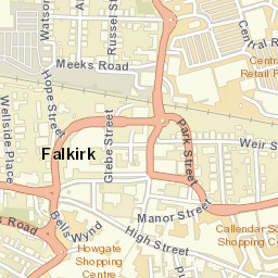 25 Vicar St, Central, Falkirk, Stirlingshire FK1 1LL, UK Street Map