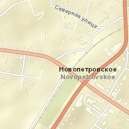 Novopetrovskoye Street Map