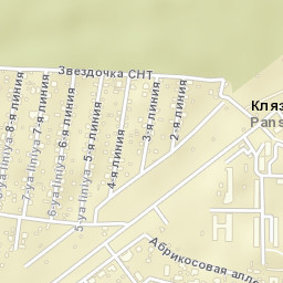 Klyazminskoe Reservoir Street Map