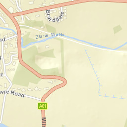 Strathblane Street Map