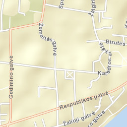 Telsiai Street Map