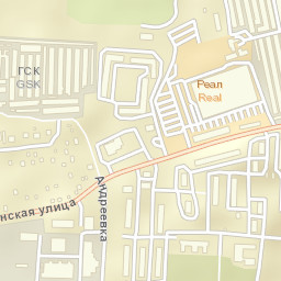 Andreyevka Street Map