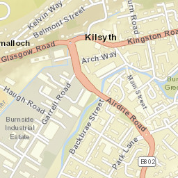 Kilsyth Street Map