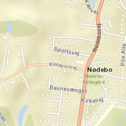 Nødebo Street Map