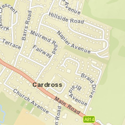 Cardross Street Map