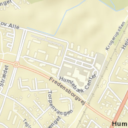 Humlebæk Street Map