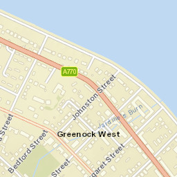 73 Union St, Greenock, Inverclyde PA16, UK Street Map