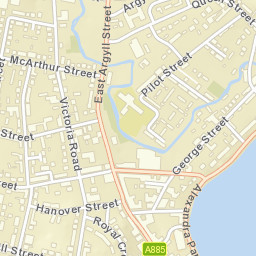 Dunoon Street Map