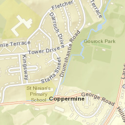 98 Tower Drive, Gourock, Inverclyde PA19, UK Street Map