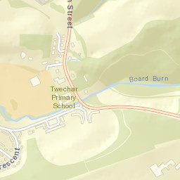 Twechar Street Map