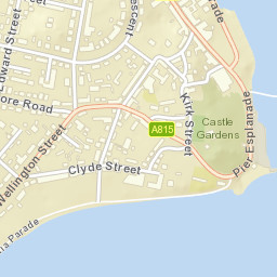 Pier Esplanade, Dunoon, Argyll and Bute PA23, UK Street Map