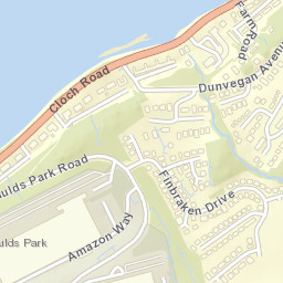 1 Knockdhu Place, Gourock, Inverclyde PA19, UK Street Map