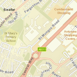 Cumbernauld Street Map