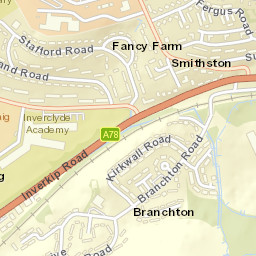 95 Neil Street, Greenock, Inverclyde PA16 Street Map