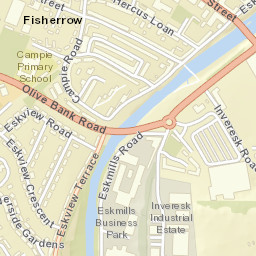 Olive Bank Road, Musselburgh, East Lothian EH21, UK Street Map