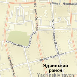 Yadrin Street Map