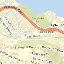 Port Glasgow Street Map