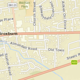 Broxburn Street Map