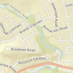 4 Hillside Park, Clydebank, West Dunbartonshire Street Map