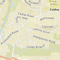 Faifley Road, Clydebank, West Dunbartonshire G81, UK Street Map