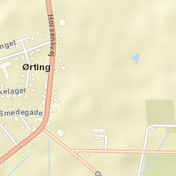 Odder Kommune Street Map