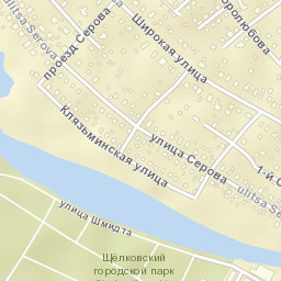 Shchelkovo Street Map