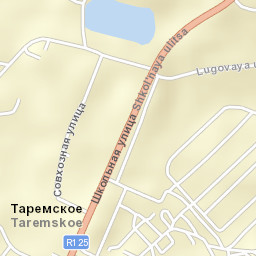 Taremskoye Street Map