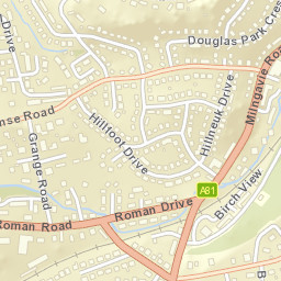 8A Roman Road, Bearsden, Lanarkshire G61 Street Map