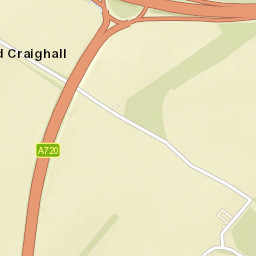 The City of Edinburgh By-Pass, East Lothian, UK Street Map