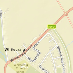 Whitecraig Street Map