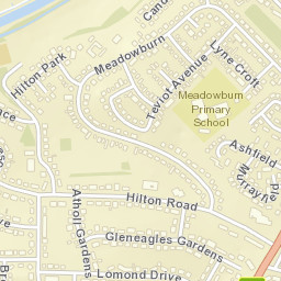 3F Hilton Road, Bishopbriggs, Glasgow, East Dunbartonshire G6 Street Map