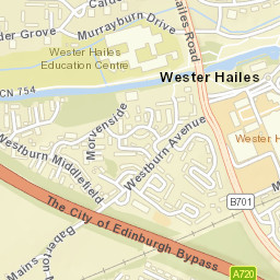 Murrayburn Road, Edinburgh, City of Edinburgh Street Map