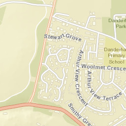 Danderhall Street Map