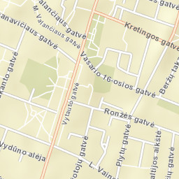 Palanga Street Map