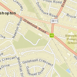 Bishopton Street Map