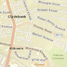 309 Kilbowie Rd, Clydebank, West Dunbartonshire G81, UK Street Map