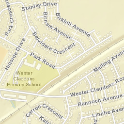 Bishopbriggs Street Map