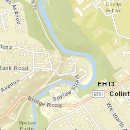 Colinton Street Map