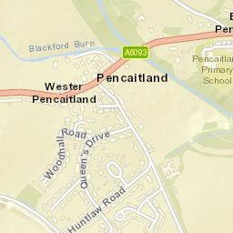 Pencaitland Street Map
