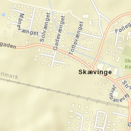 Skævinge Street Map