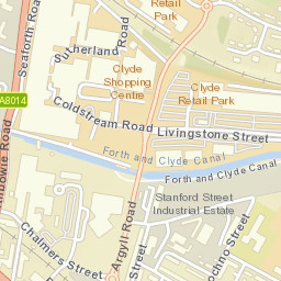 Argyll Road, Clydebank, West Dunbartonshire G81, UK Street Map