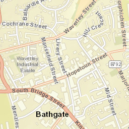 Bathgate Street Map