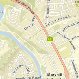Shiskine Dr, Maryhill, Glasgow, Glasgow City G20, UK Street Map