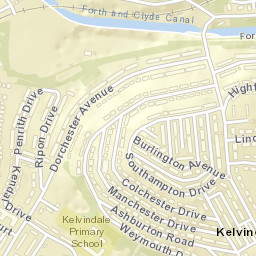 Cleveden Rd, Glasgow, Glasgow City, UK Street Map