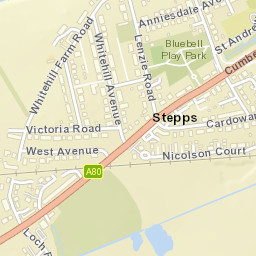 Stepps Street Map