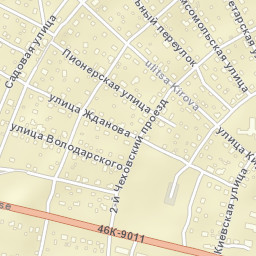 Snegiri Street Map