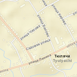 Tyulyachi Street Map